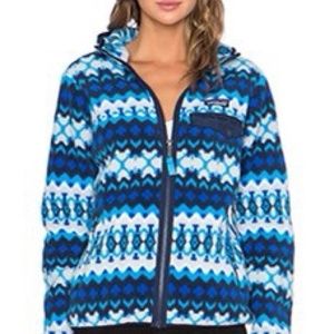 Patagonia Snap T Hooded Jacket in Electron Blue Cliff